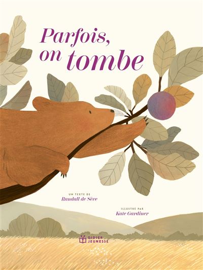Couverture : Parfois, on tombe